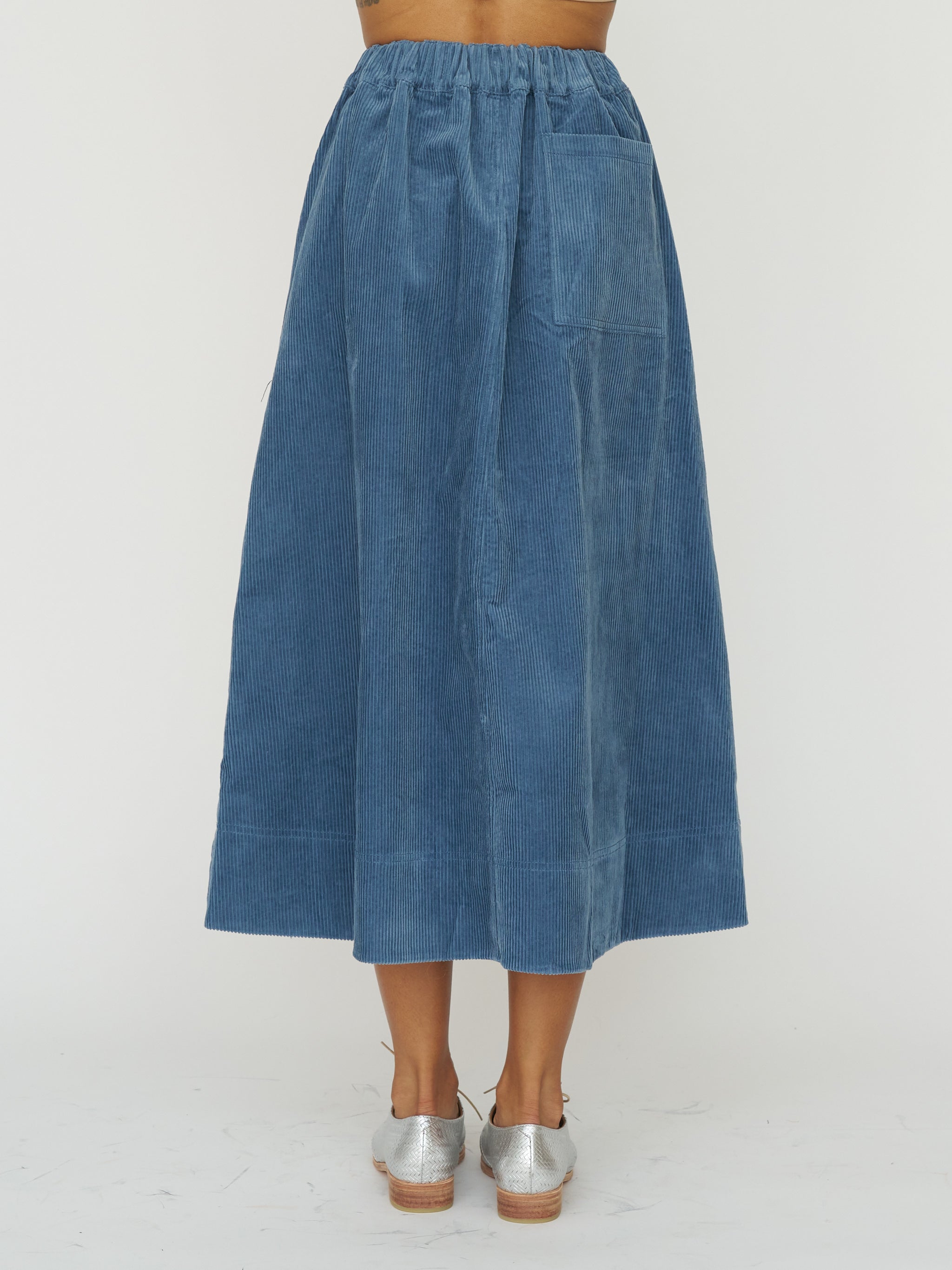 Organic Cord A Line Skirt