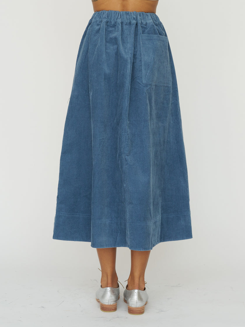 Organic Cord A Line Skirt
