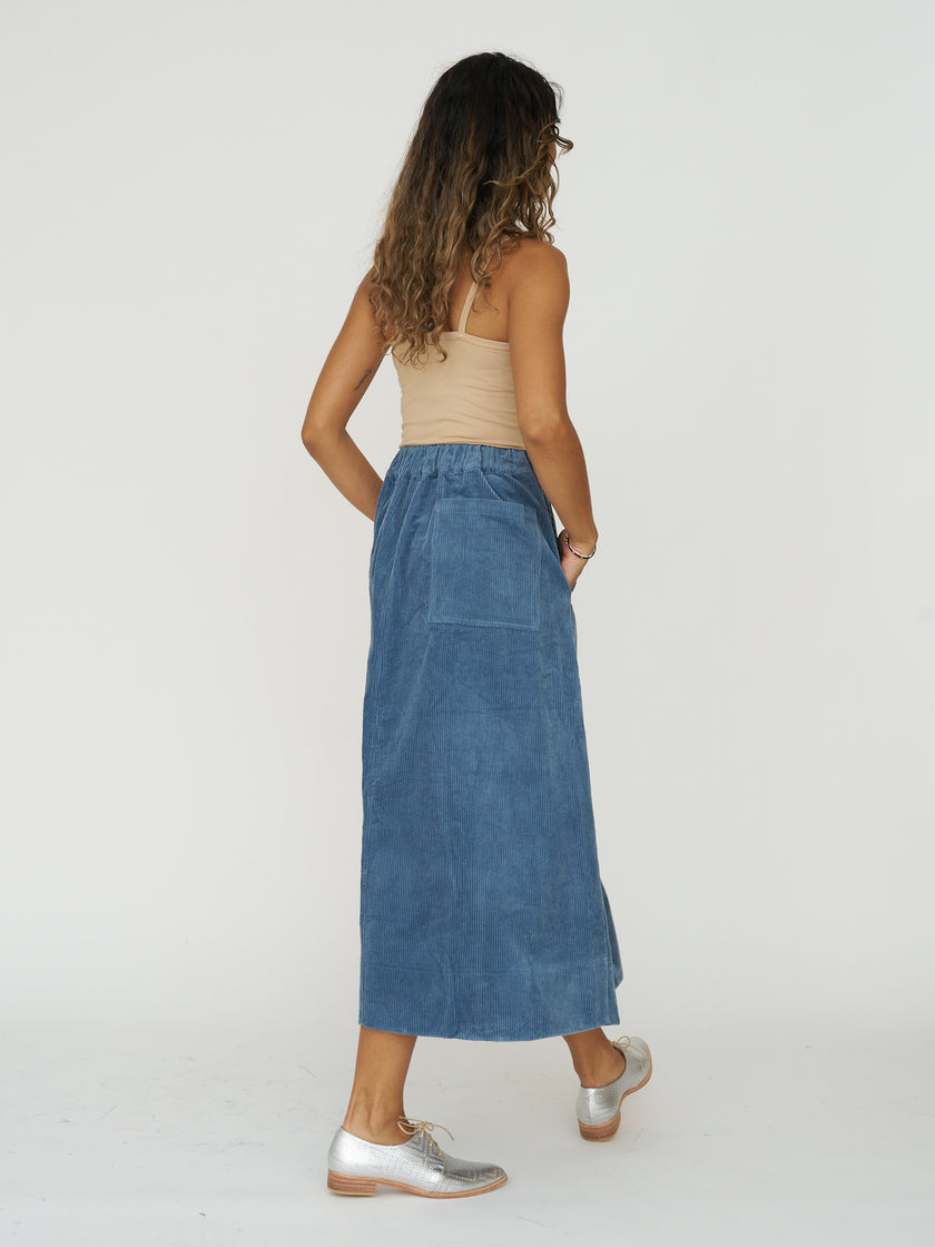 Organic Cord A Line Skirt