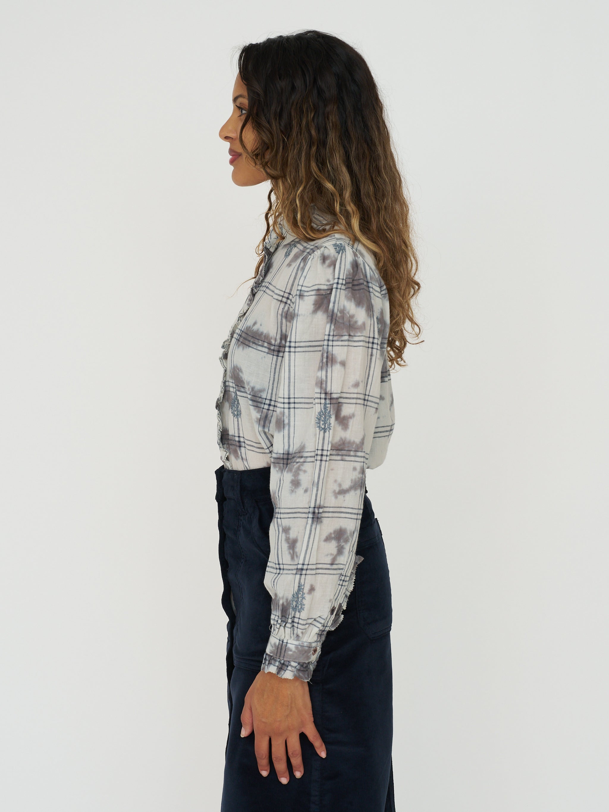 Consu Blouse in Misty Blue