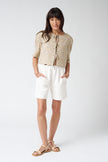 Sister New York Madrid Top in Embroidered Daisy