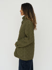 Quilted Snap Jacket - Olive