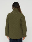 Quilted Snap Jacket - Olive