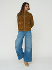 Organic Cotton Celia Jacket in Light Oak Corduroy