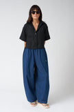 Eddy Shirt in French Linen - Black