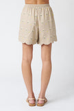 Sister New York Brig Short in Embroidered Daisy