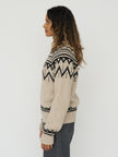 The New Society Wool Jumper in Moonlight Vigore