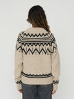 The New Society Wool Jumper in Moonlight Vigore