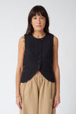 Jennifer Glasgow Vela Vest in Black