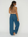 The New Society Pleated Denim Trouser