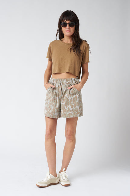 Ariko Day Shorts - Leopard Camo