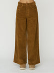 Organic Cotton Hedda Pants in Light Oak Corduroy
