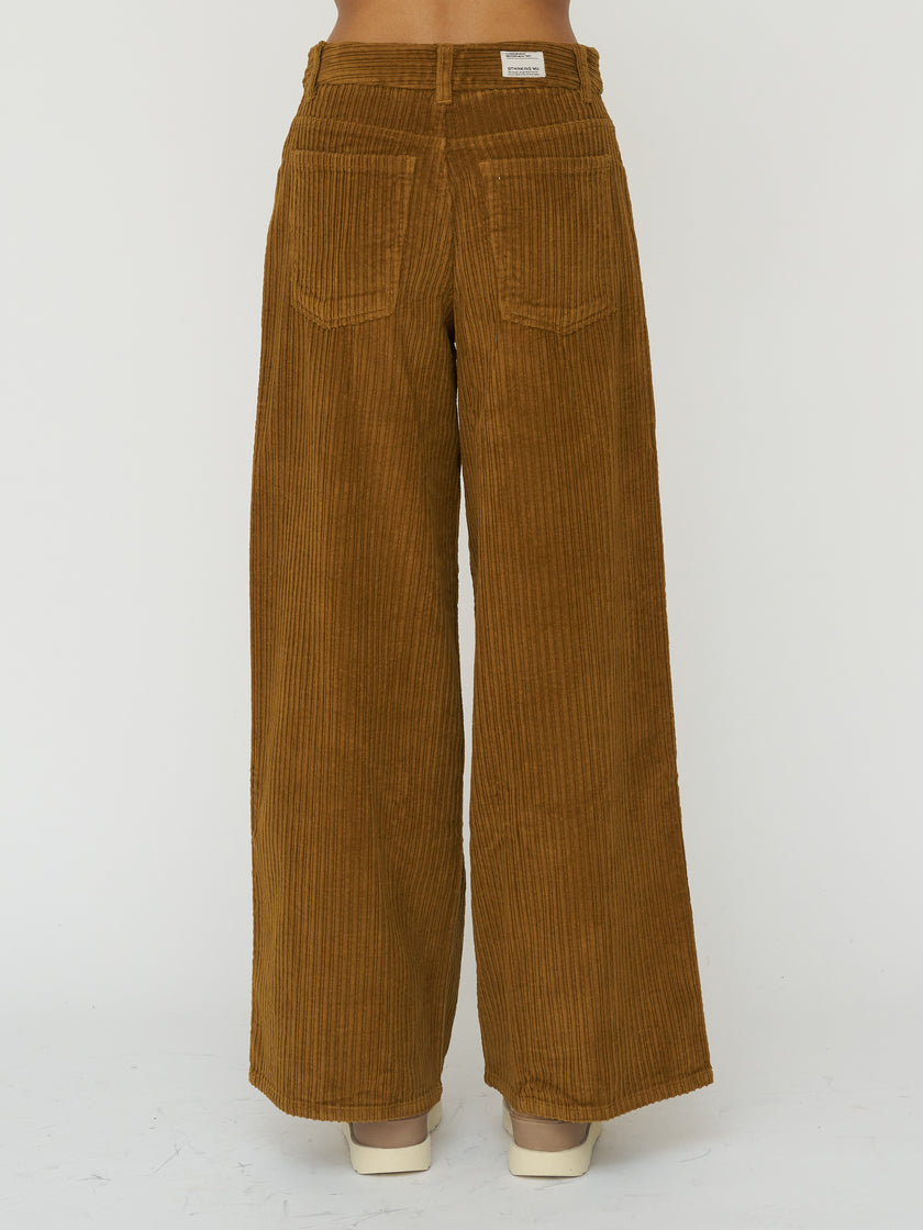 Organic Cotton Hedda Pants in Light Oak Corduroy