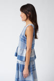Allison Wonderland Osprey Blouse in Blue Plaid