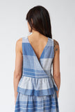 Allison Wonderland Osprey Blouse in Blue Plaid