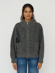 Le Bon Shoppe Alpaca Zip Front Jacket