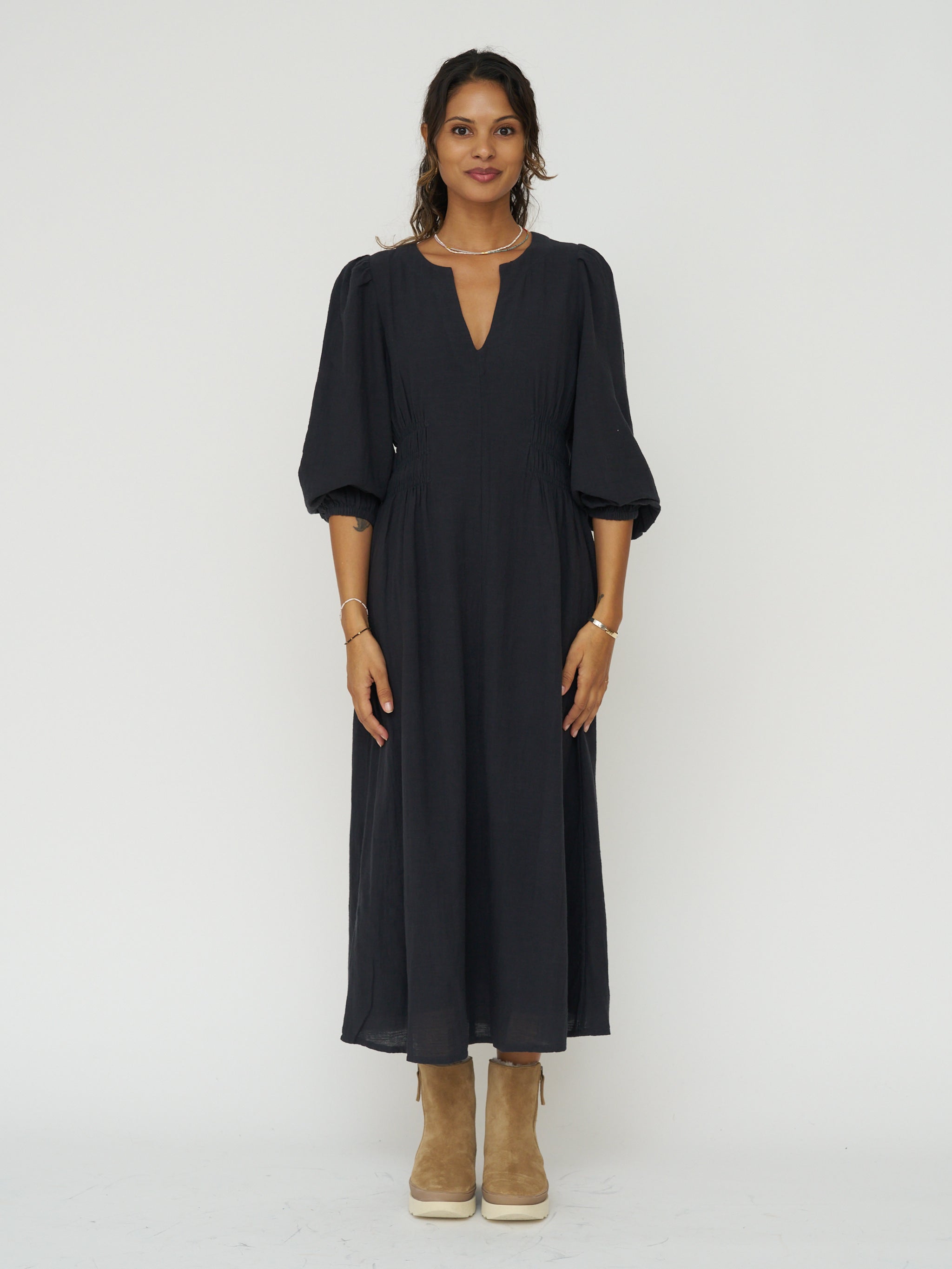 Indi & Cold Crepe Cotton Dress