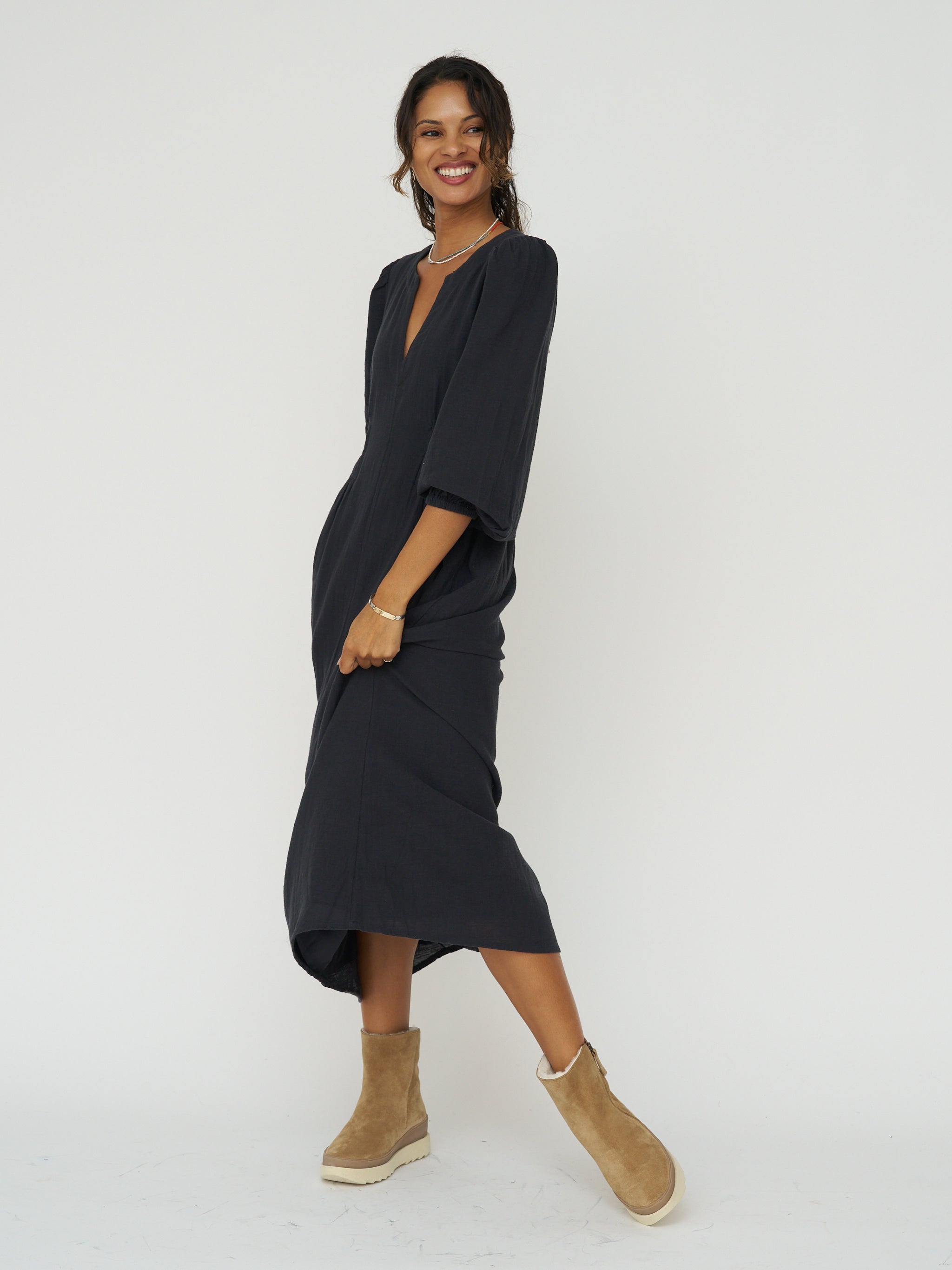 Indi & Cold Crepe Cotton Dress