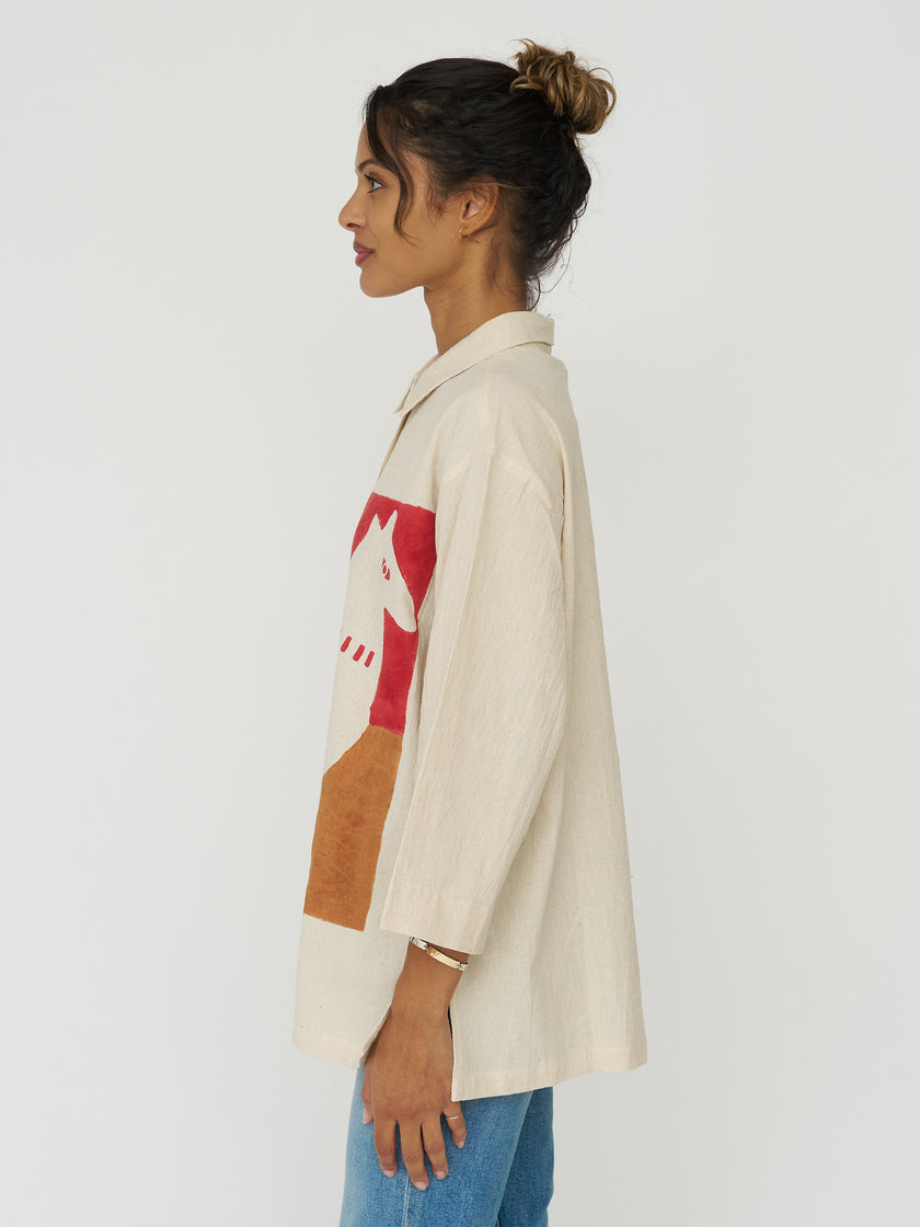 All The Horses Button Down