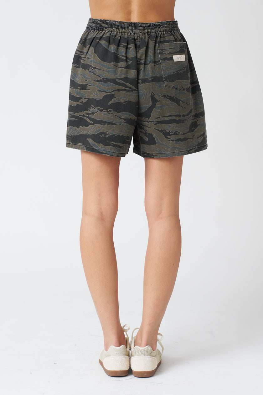 Ariko Day Shorts - Ocean Tiger Camo