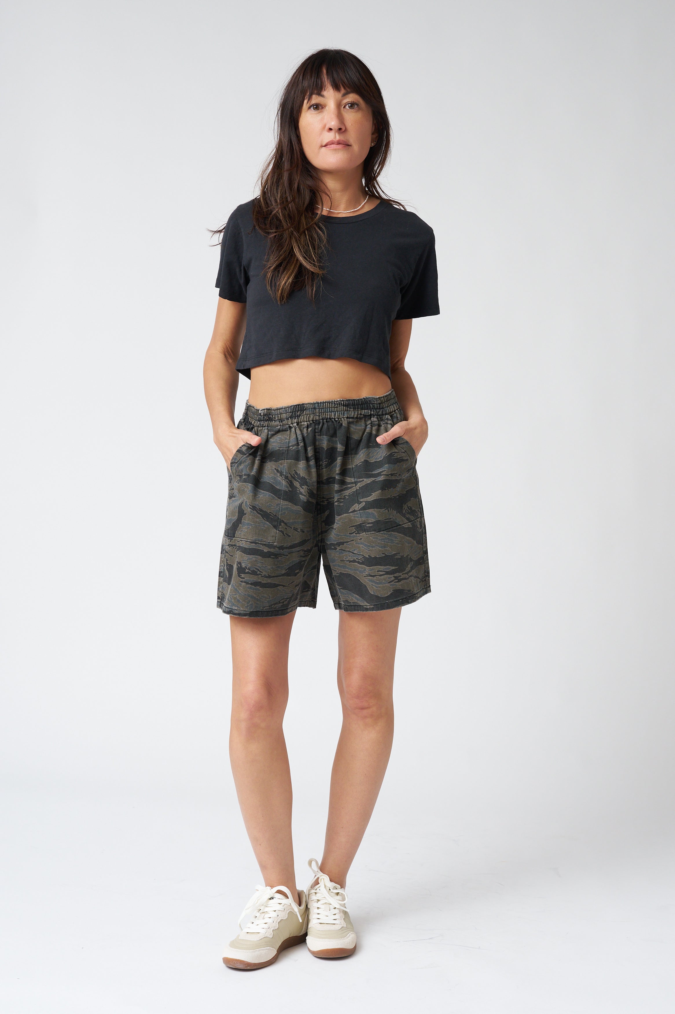 Ariko Day Shorts - Ocean Tiger Camo