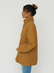 Quilted Snap Jacket - Honey