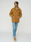 Quilted Snap Jacket - Honey