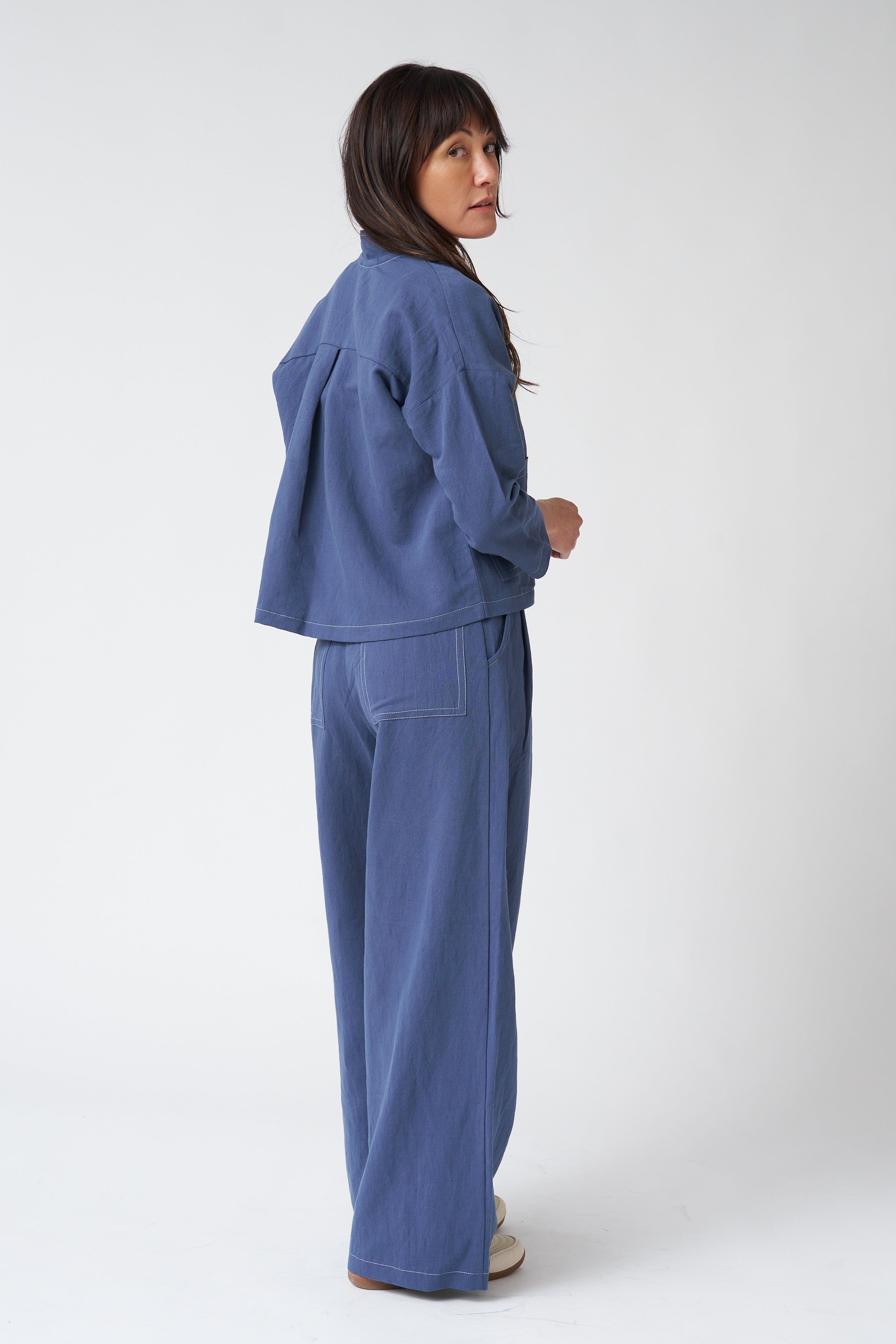 Allison Wonderland Tern Blazer in Navy