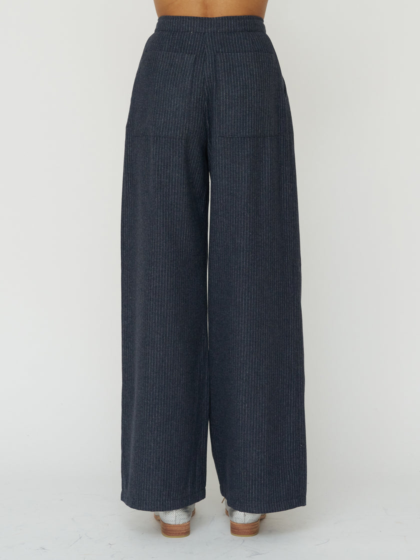 Memory Pants Smoke Pinstripe