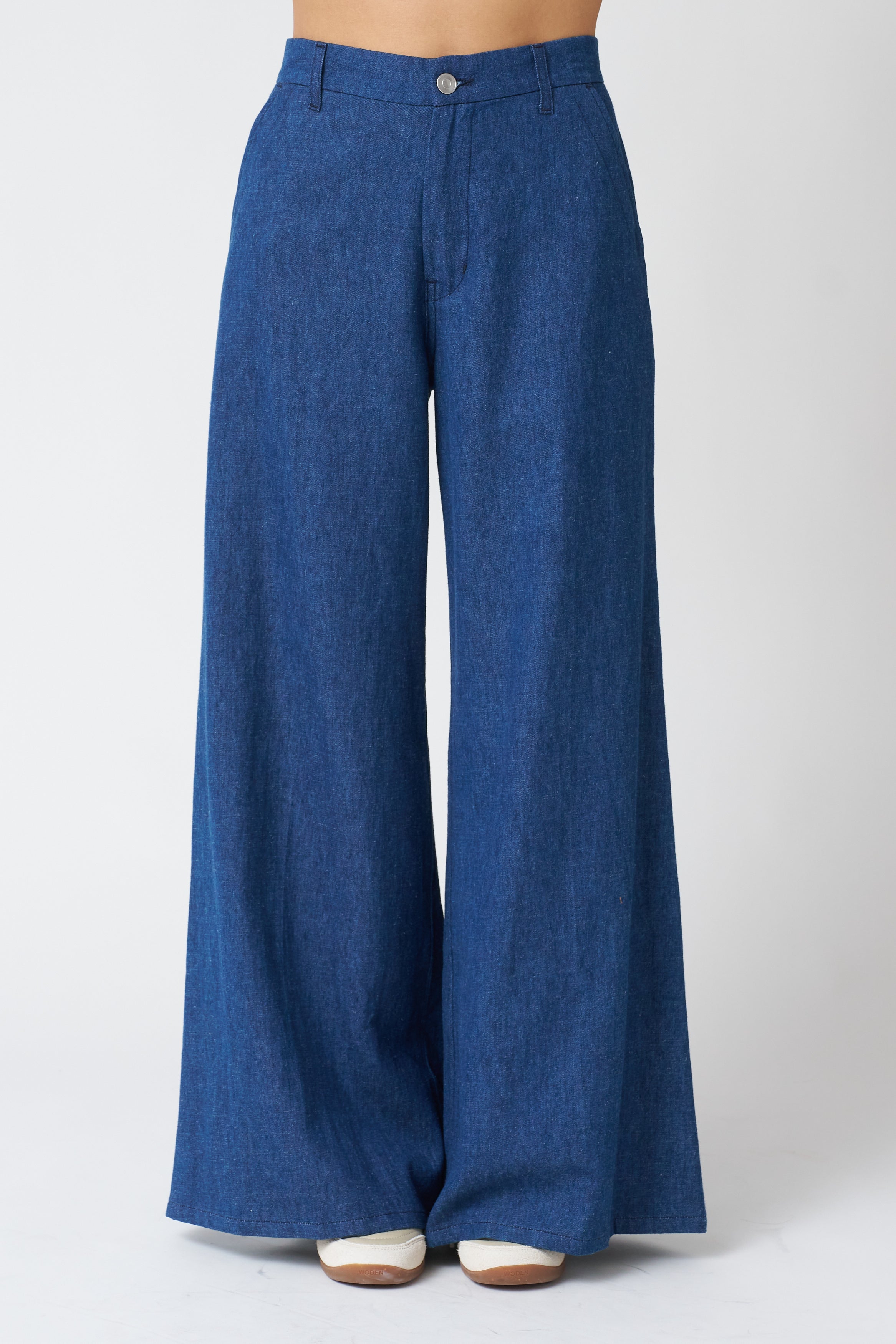 Emerson Fry Tulip Wide Leg Trouser in Organic Hemp/Cotton