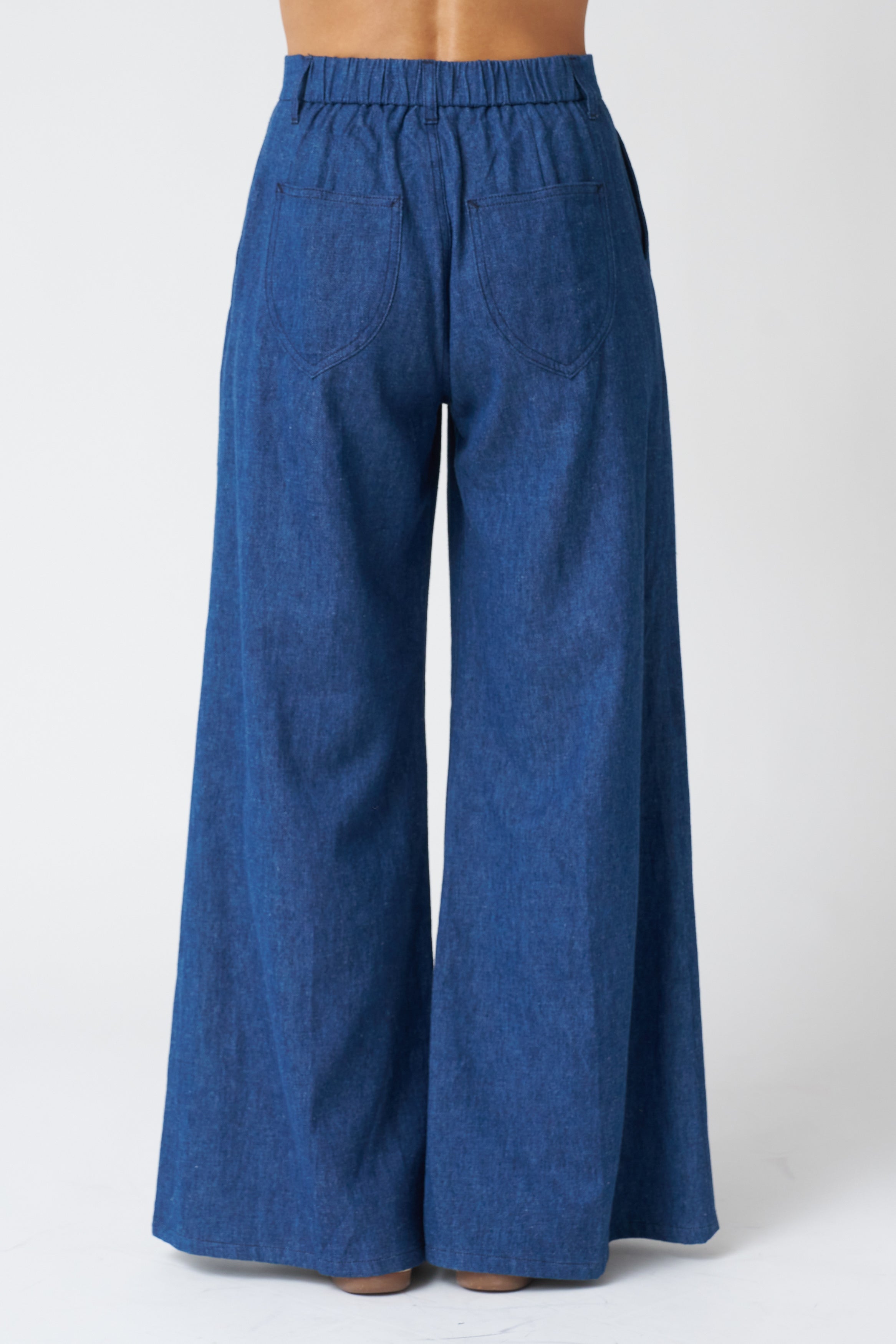 Emerson Fry Tulip Wide Leg Trouser in Organic Hemp/Cotton