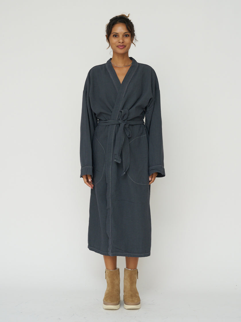 Spa Robe - Charcoal