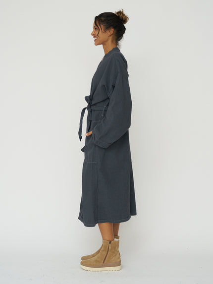 Spa Robe - Charcoal