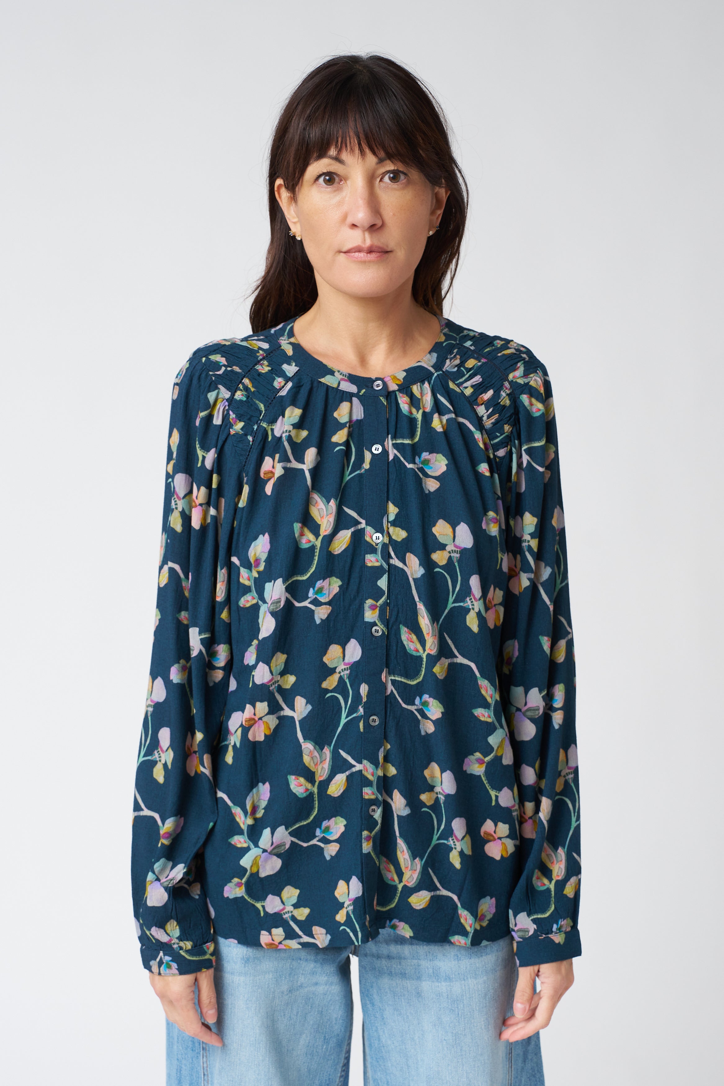 Indi & Cold Smock Detail Shirt