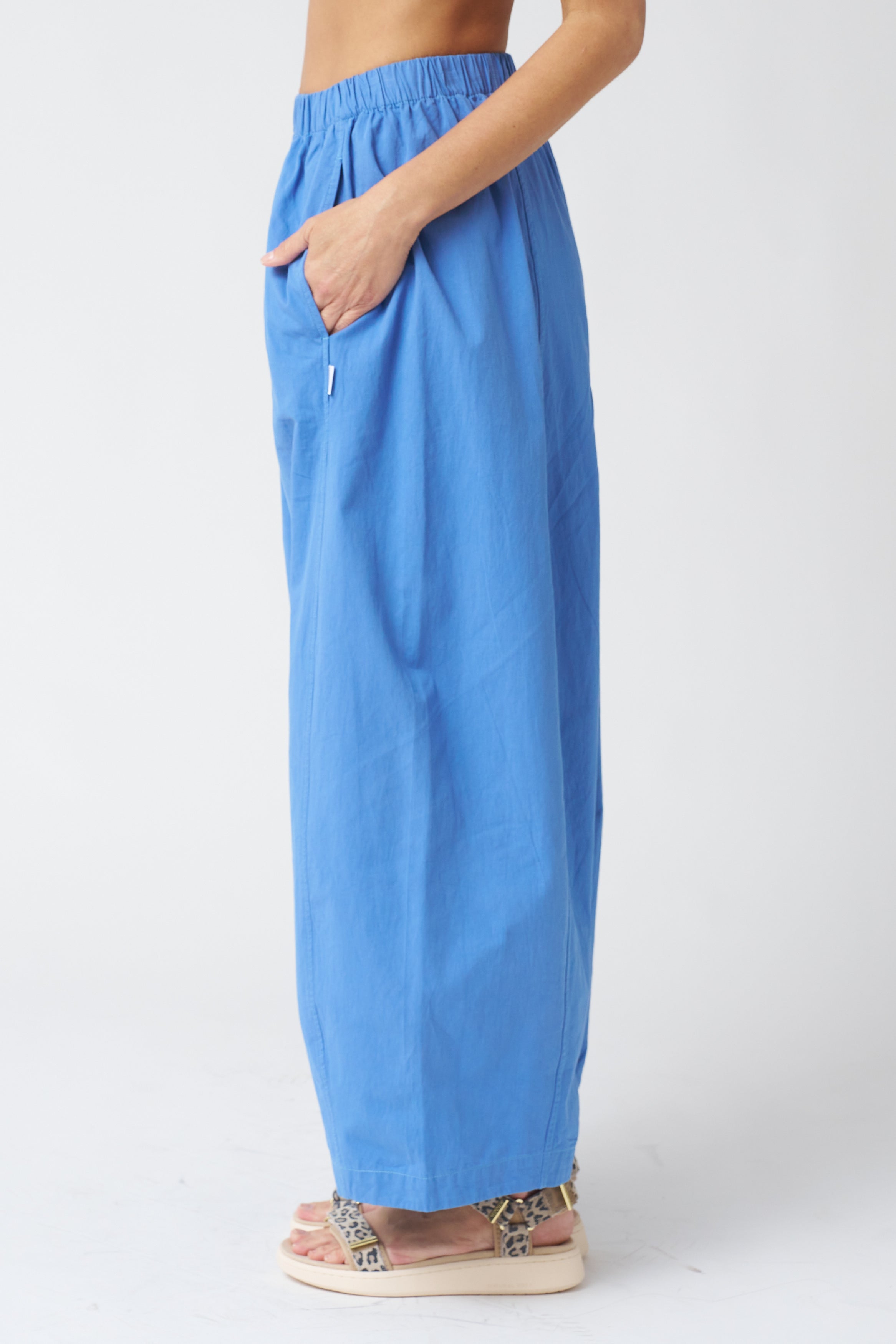 Le Bon Shoppe Parachute Pants - Slate Blue