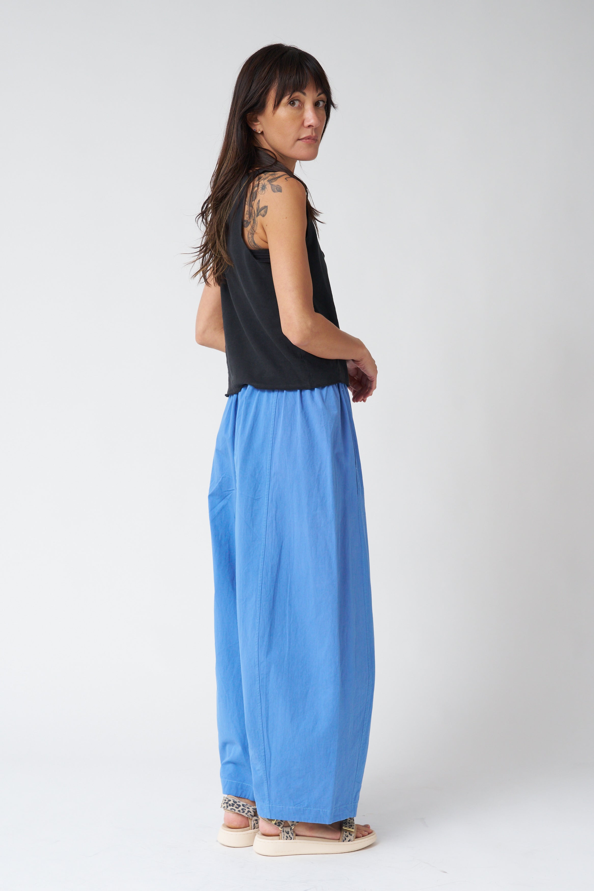 Le Bon Shoppe Parachute Pants - Slate Blue