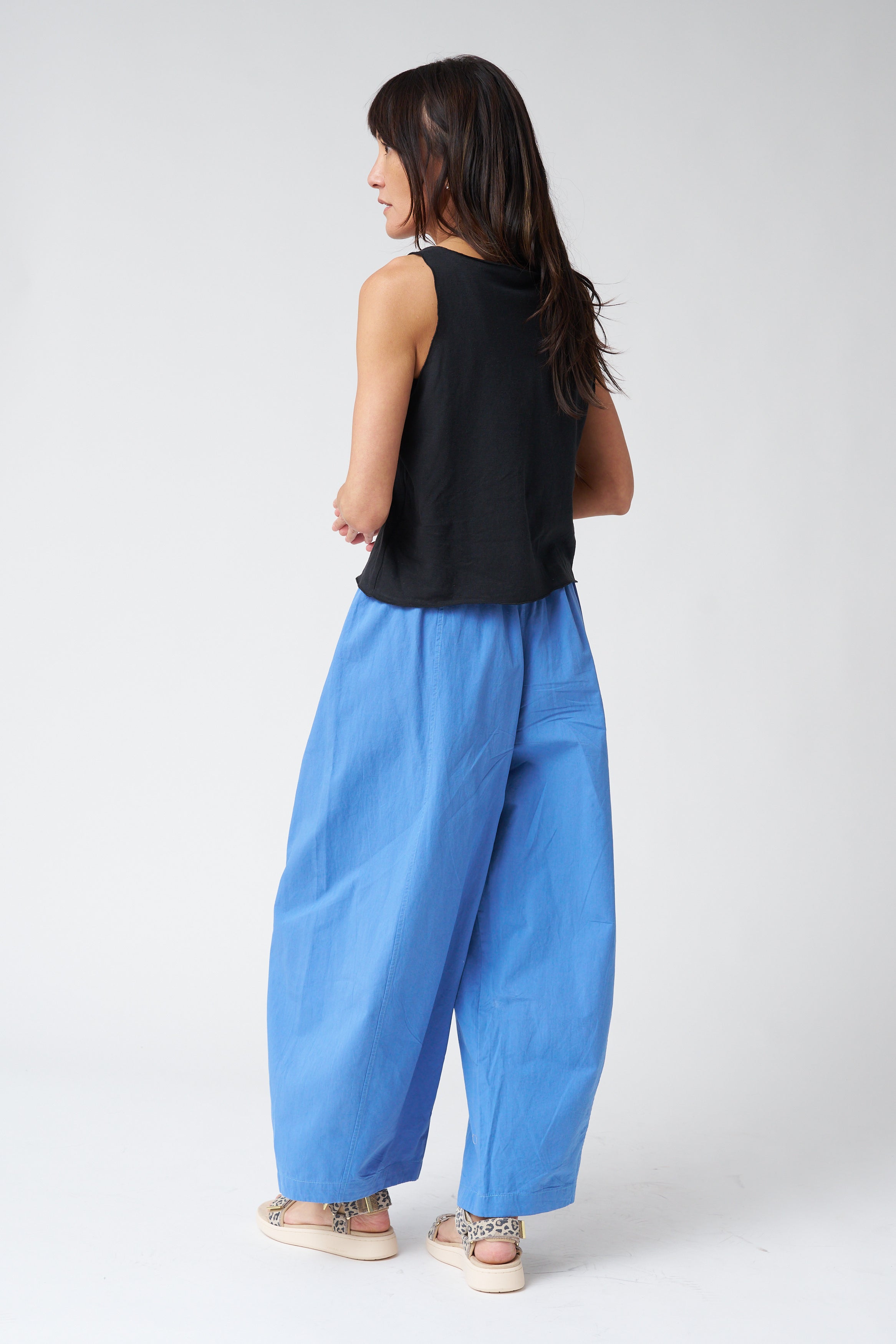 Le Bon Shoppe Parachute Pants - Slate Blue