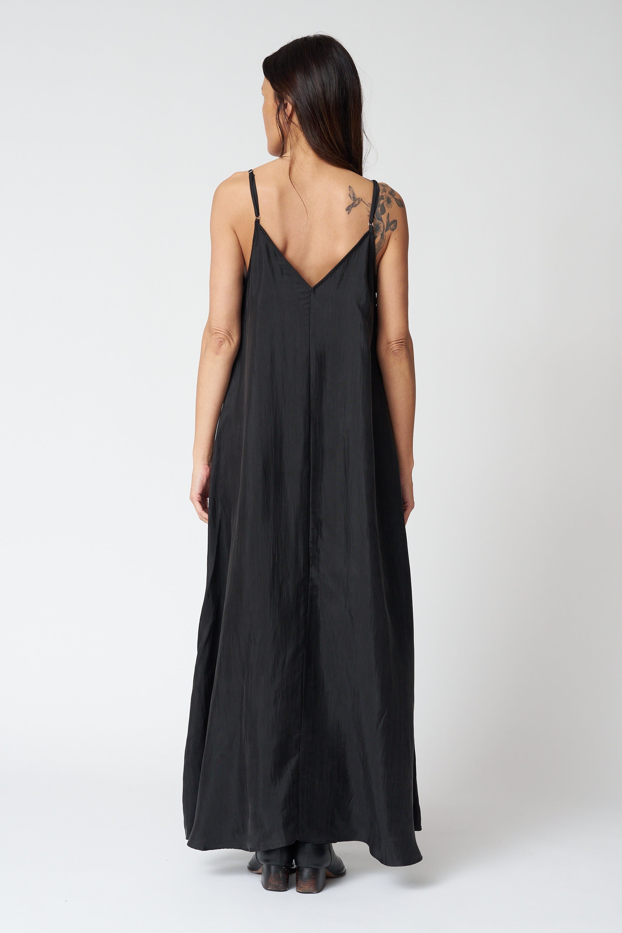 Lucid Flow Maxi Dress in Black
