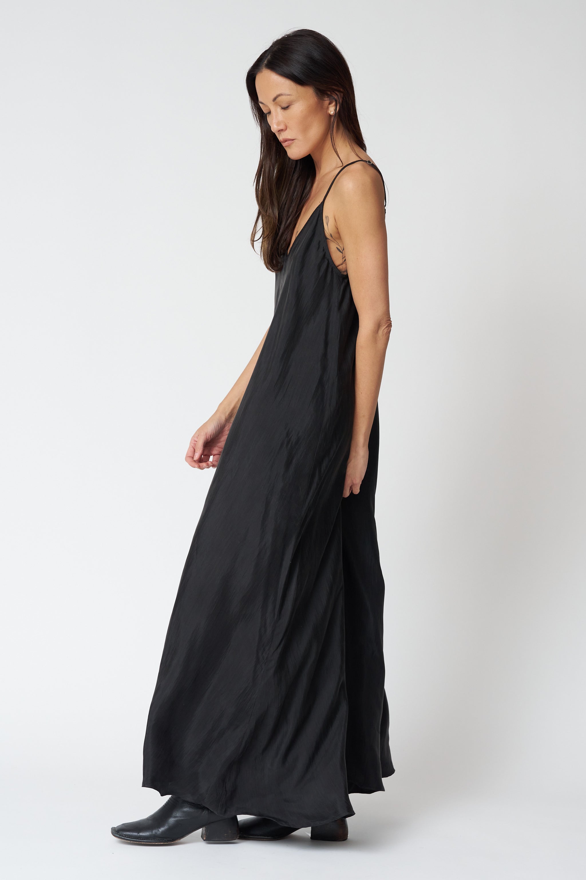 Lucid Flow Maxi Dress in Black