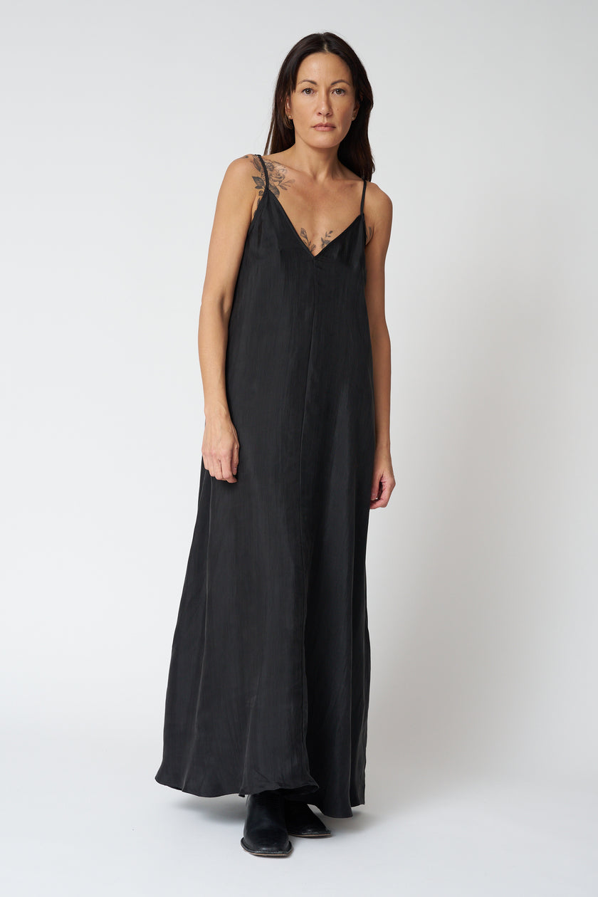 Lucid Flow Maxi Dress in Black