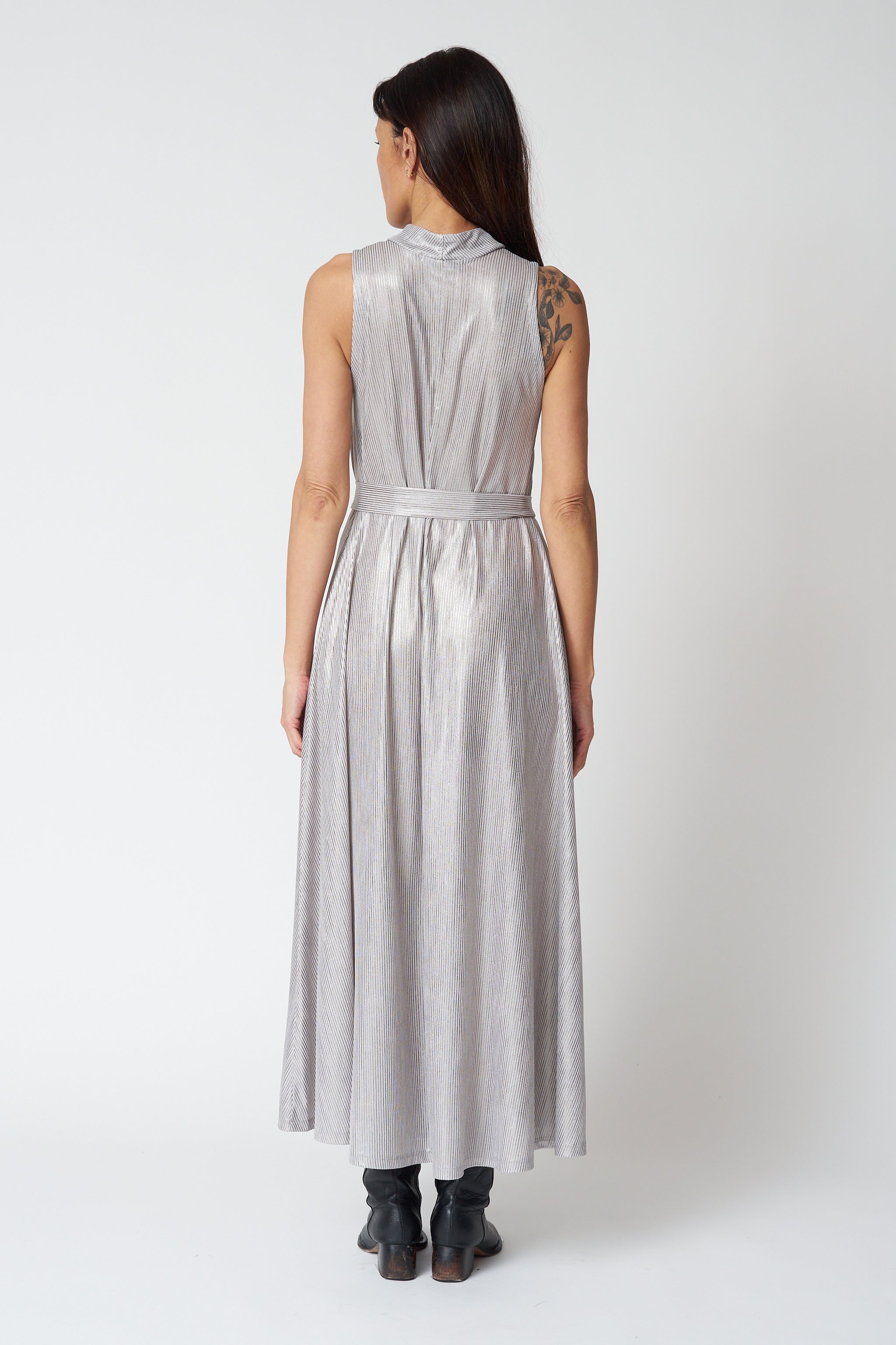 Swing Dress in Silver