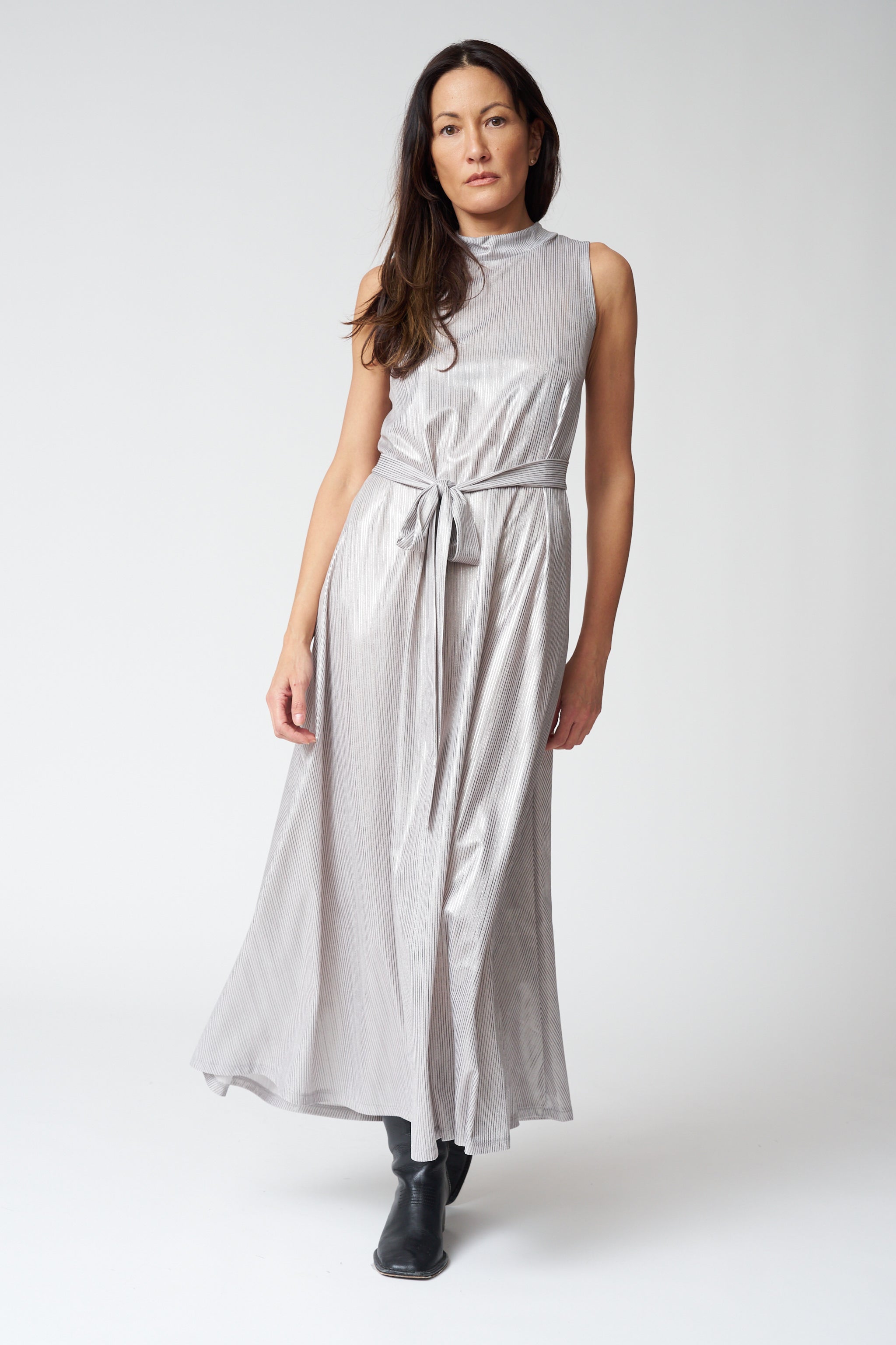 Swing Dress in Silver
