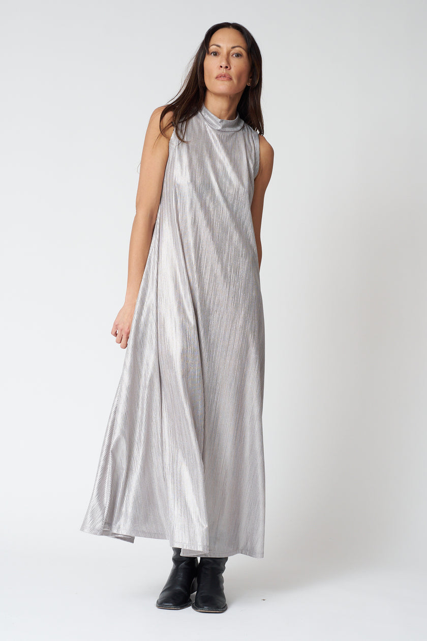 Swing Dress in Silver