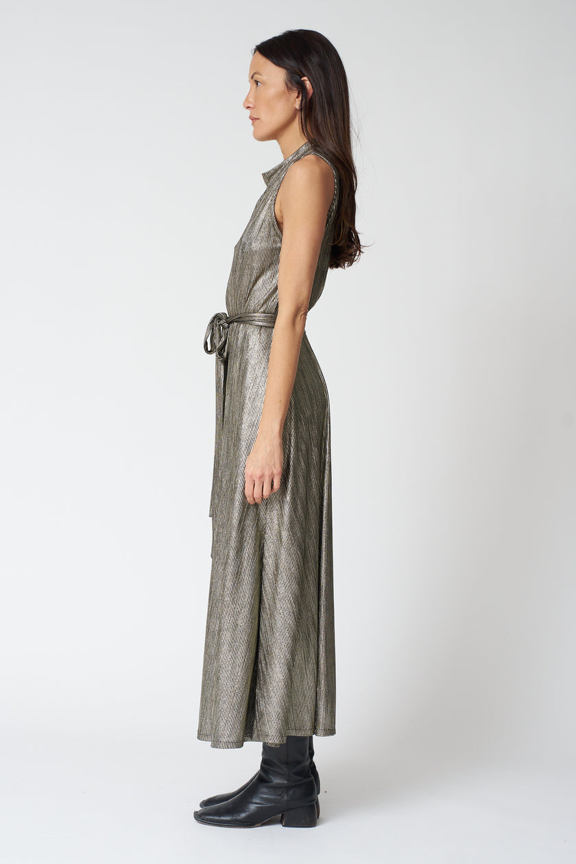 Swing Dress in Gold