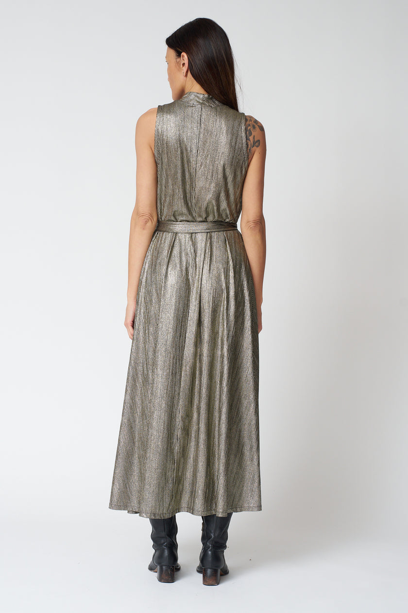 Swing Dress in Gold