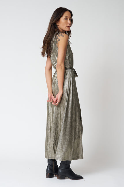 Swing Dress in Gold
