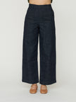 TOAST Side Button Annie Jean - Dark Indigo Wash