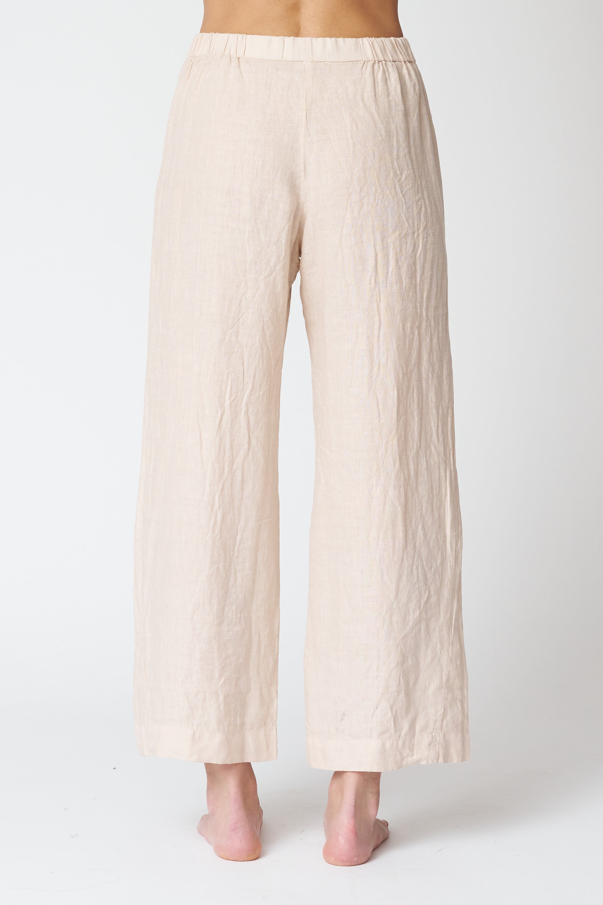 Lola Linen Pant in Sandcastle
