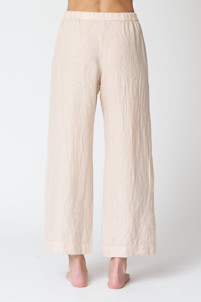 Lola Linen Pant in Sandcastle