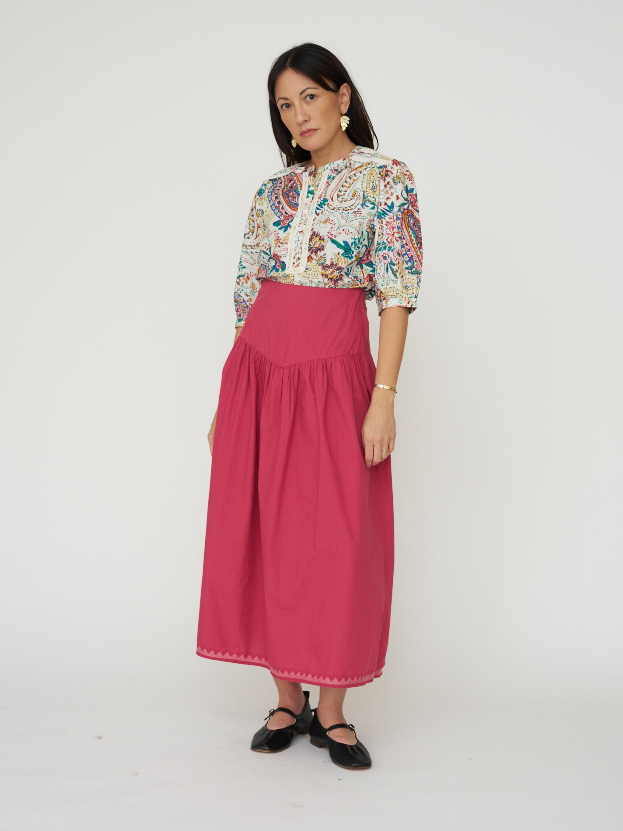 Sonmer Organic Cotton Cherry Skirt